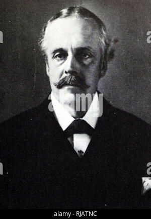 Arthur James Balfour, 1st Earl of Balfour, (1848 – 1930); British statesman. Stock Photo