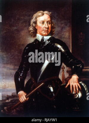 Oliver Cromwell (1599 –1658), English military and political leader. He served as Lord Protector of the Commonwealth of England, Scotland, and Ireland from 1653 until his death, acting simultaneously as head of state and head of government of the new republic. Stock Photo