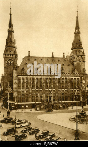 Town Hall, Aachen, Germany Stock Photo