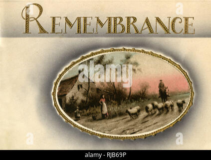 Gift card, Remembrance Stock Photo