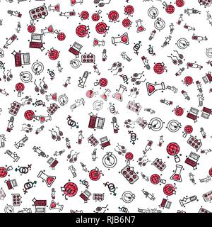 Colored artificial insemination pattern. Vector illustration, EPS 10 Stock Vector