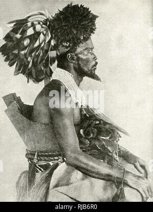 King Akondo, Belgian Congo, Central Africa Stock Photo