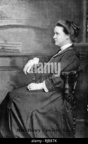 Millicent Garrett Fawcett (1847-1929), suffragist and early feminist ...