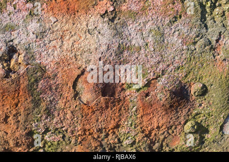 Rust background from old boat Stock Photo