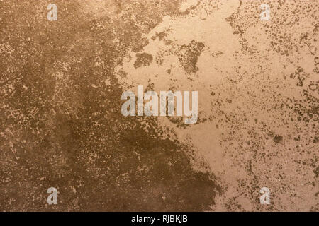 Ceramic tile texture with natural old stone pattern for background, vintage brown flooring Stock Photo