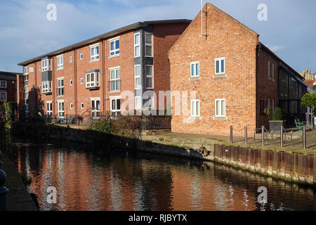 The River Slea, Sleaford, Lincolnshire, England, UK Stock Photo ...