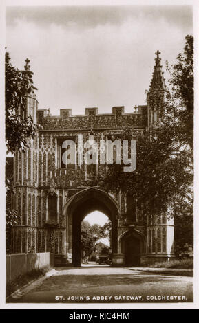 Colchester, Essex, England - St John's Abbey Gateway Stock Photo