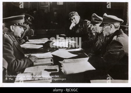 WW2 - Capitulation of the German troops in the Netherlands Stock Photo