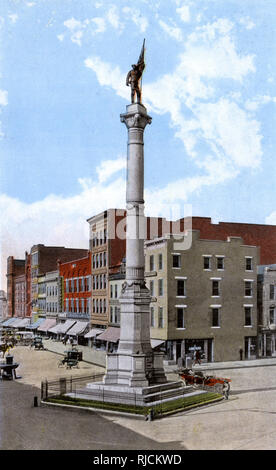 Confederate Monument, Norfolk, Virginia, USA Stock Photo