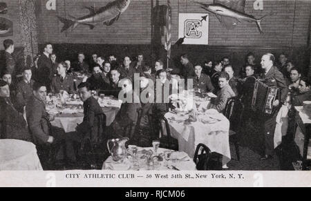 City Athletic Club, West 54th Street, New York City, USA Stock Photo