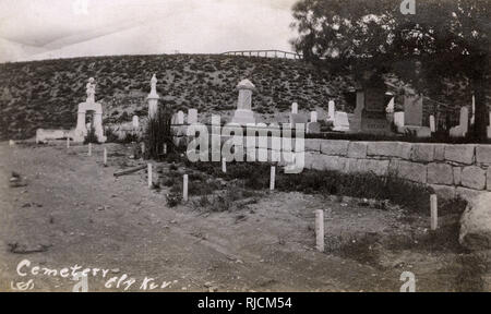 Cemetery in Ely, White Pine County, Nevada, USA Stock Photo