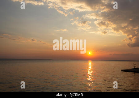 Sunset on Amazon River