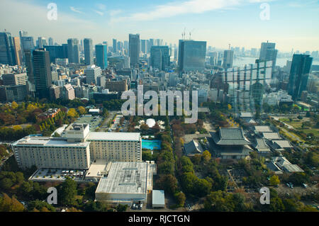 Tokyo, as seen for the top of Tokyo Tower Stock Photo