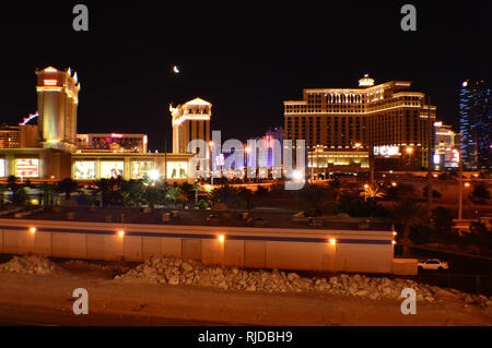 Las Vegas, Nevada, USA - May 26, 2014: A portion of the Las Vegas skyline as shown from the Rio hotel Stock Photo