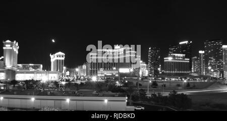 Las Vegas, Nevada, USA - May 26, 2014: A portion of the Las Vegas skyline as shown from the Rio hotel Stock Photo