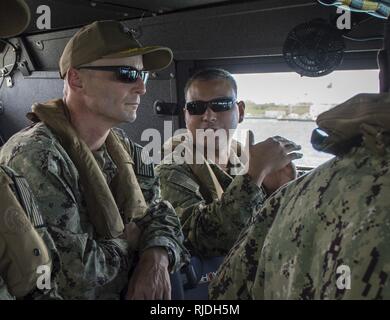 Lt. Cmdr. Paul Duenas, assigned to Coastal Riverine Group (CRG) 1 ...