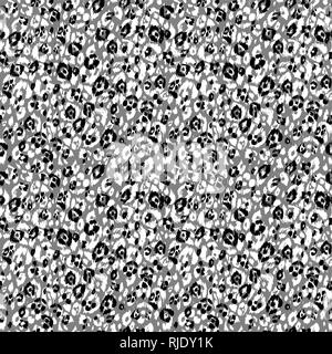 Animal abstract monochrome texture. Spotterd seamless pattern. Stock Vector