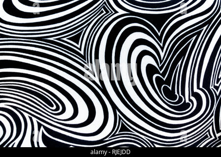 Abstract pattern in black and white Stock Photo