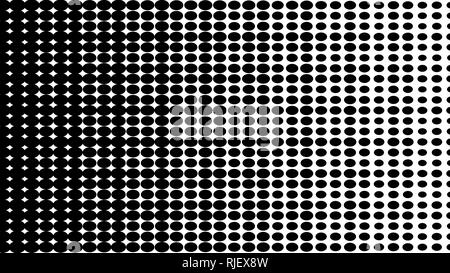 black & white dots halftone  abstract background. faded monochrome dotted  art design Stock Photo