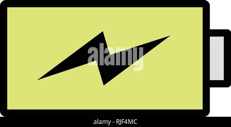 Charging Battery Vector Icon Sign Icon Vector Illustration For Personal And Commercial Use... Clean Look Trendy Icon... Stock Vector