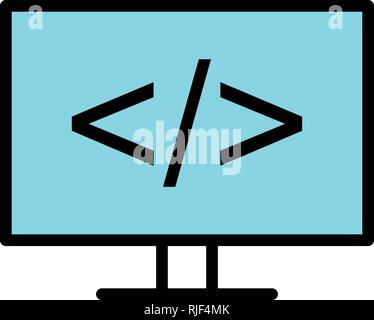 Programming Vector Icon Sign Icon Vector Illustration For Personal And Commercial Use... Clean Look Trendy Icon... Stock Vector