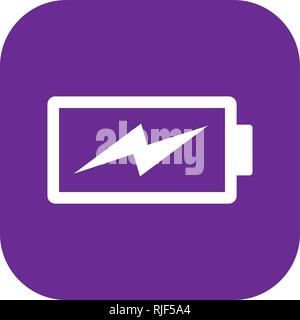 Charging Battery Vector Icon Sign Icon Vector Illustration For Personal And Commercial Use... Clean Look Trendy Icon... Stock Vector