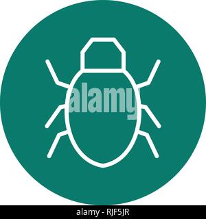 Bug Vector Icon Sign Icon Vector Illustration For Personal And Commercial Use... Clean Look Trendy Icon... Stock Vector