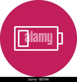 Low Battery Vector Icon Sign Icon Vector Illustration For Personal And Commercial Use... Clean Look Trendy Icon... Stock Vector