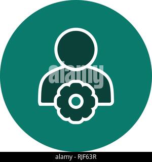 User Management Vector Icon Sign Icon Vector Illustration For Personal And Commercial Use... Clean Look Trendy Icon... Stock Vector