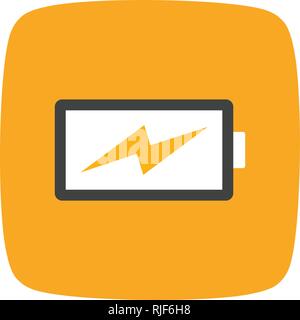 Charging Battery Vector Icon Sign Icon Vector Illustration For Personal And Commercial Use... Clean Look Trendy Icon... Stock Vector