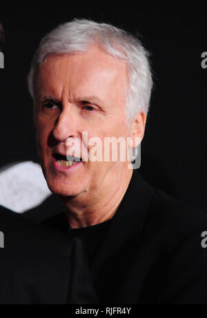 Los Angeles, USA. 05th Feb, 2019. Producer James Cameron attends 20th Century Fox's 'Alita: Battle Angel' Premiere on February 5, 2019 at Westwood Village Regency Theatre in Los Angeles, California. Credit: Barry King/Alamy Live News Stock Photo