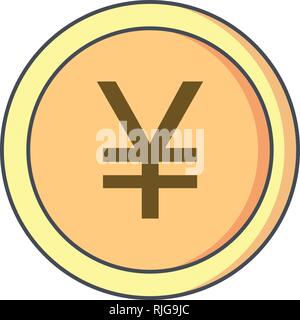 Yen Vector Icon Sign Icon Vector Illustration For Personal And Commercial Use... Clean Look Trendy Icon... Stock Vector