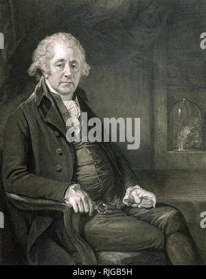 MATTHEW BOULTON (1728-1809) English engineering manufacturer in 1792 Stock Photo