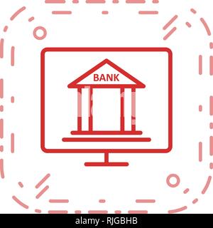 Vector Banking Icon Stock Vector