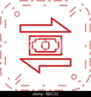 Transaction Vector Icon Sign Icon Vector Illustration For Personal And Commercial Use... Clean Look Trendy Icon... Stock Vector