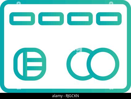 Credit card Vector Icon Sign Icon Vector Illustration For Personal And Commercial Use... Clean Look Trendy Icon... Stock Vector
