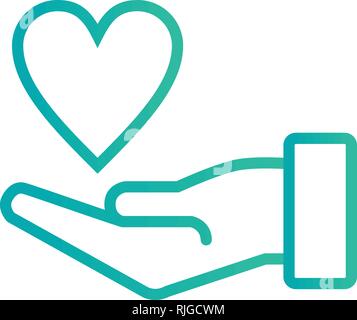 Charity Vector Icon Sign Icon Vector Illustration For Personal And Commercial Use... Clean Look Trendy Icon... Stock Vector