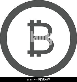 Bitcoin Vector Icon Sign Icon Vector Illustration For Personal And Commercial Use... Clean Look Trendy Icon... Stock Vector