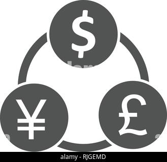 Money Flow Vector Icon Sign Icon Vector Illustration For Personal And Commercial Use... Clean Look Trendy Icon... Stock Vector