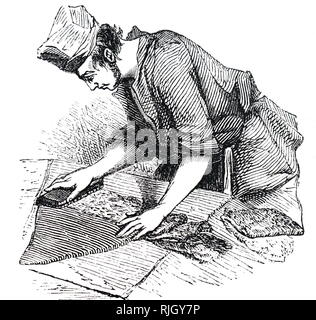 Engraving Depicting Typical Fashion Of The 19th Century Stock Photo - Alamy