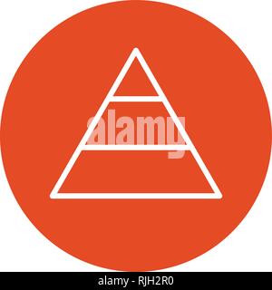 Pyramid Vector Icon Sign Icon Vector Illustration For Personal And Commercial Use... Clean Look Trendy Icon... Stock Vector