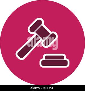 Auction Vector Icon Sign Icon Vector Illustration For Personal And Commercial Use... Clean Look Trendy Icon... Stock Vector