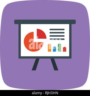 Business Presentation Vector Icon Sign Icon Vector Illustration For Personal And Commercial Use... Clean Look Trendy Icon... Stock Vector