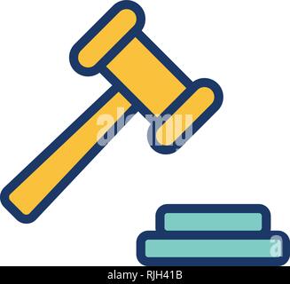 Auction Vector Icon Sign Icon Vector Illustration For Personal And Commercial Use... Clean Look Trendy Icon... Stock Vector