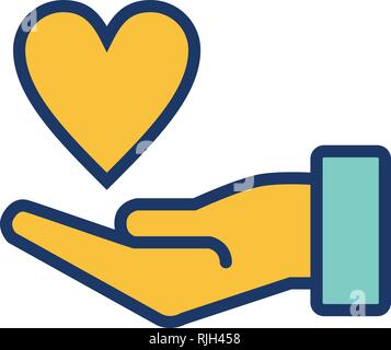 Charity Vector Icon Sign Icon Vector Illustration For Personal And Commercial Use... Clean Look Trendy Icon... Stock Vector