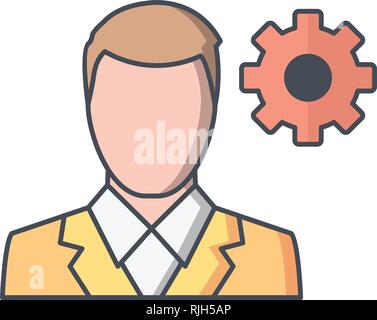 User Management Vector Icon Sign Icon Vector Illustration For Personal And Commercial Use... Clean Look Trendy Icon... Stock Vector