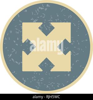 Expand Vector Icon Sign Icon Vector Illustration For Personal And Commercial Use... Clean Look Trendy Icon... Stock Vector