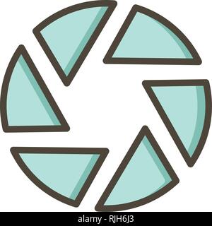 Shutter Vector Icon Sign Icon Vector Illustration For Personal And Commercial Use... Clean Look Trendy Icon... Stock Vector