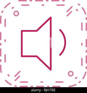 Low Volume Vector Icon Sign Icon Vector Illustration For Personal And Commercial Use... Clean Look Trendy Icon... Stock Vector
