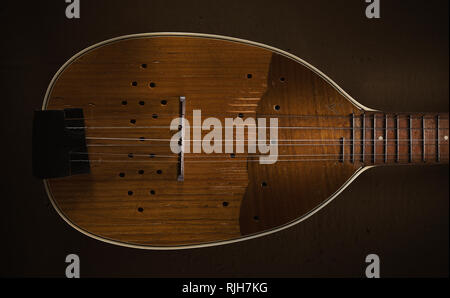 Croatian String Instrument Original string instrument called Tamburica Cello, from Balkans. Part ...